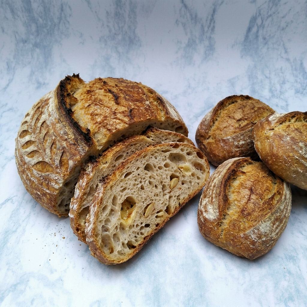 Hogaza de Masa Madre (Ajo / Parmesano)