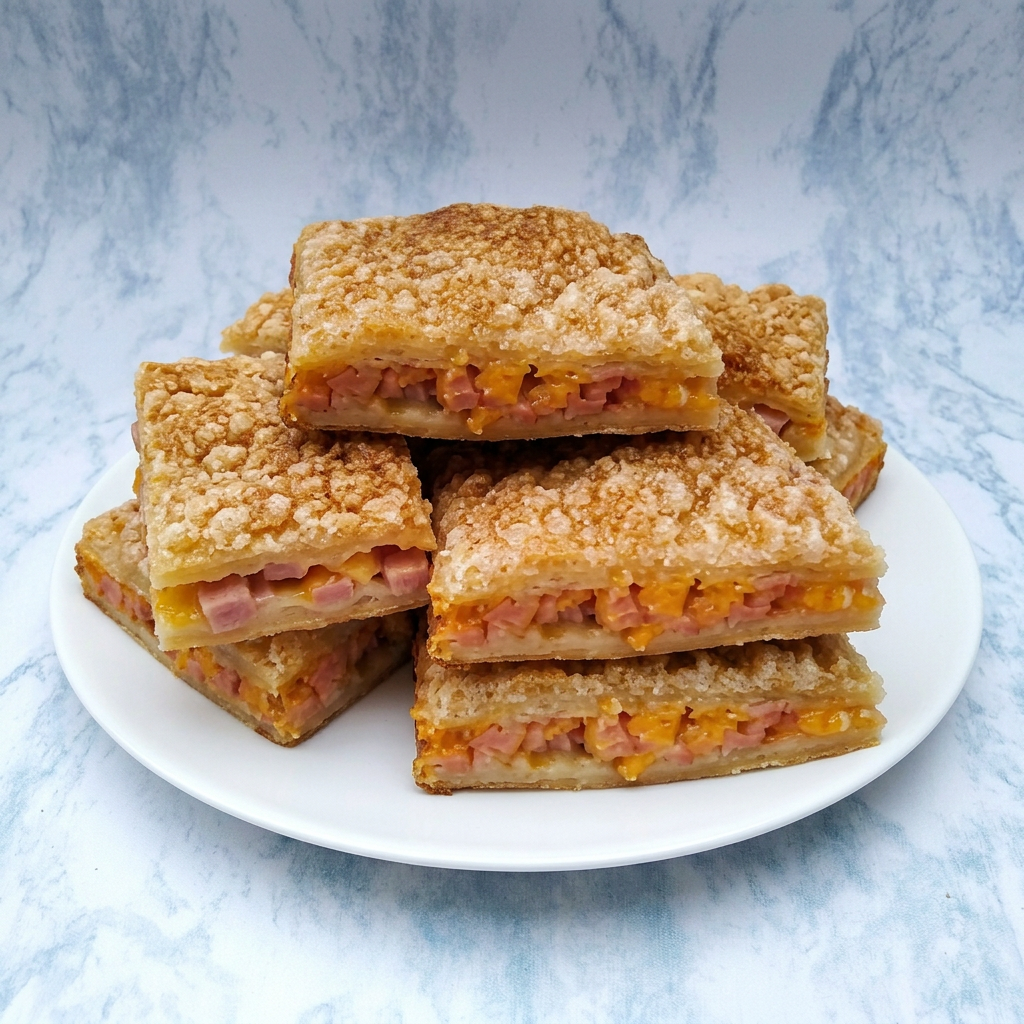 [HOJALDRA] Hojaldra de Jamón y Queso (estilo Mérida)
